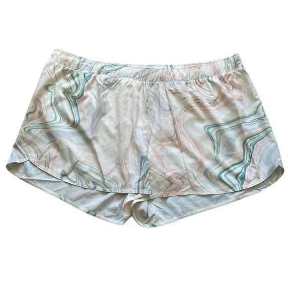 Old Navy Mid-Rise StretchTech Swirl Pop Dolphin-Hem Run Athletic Shorts SZ XXL - Picture 2 of 13